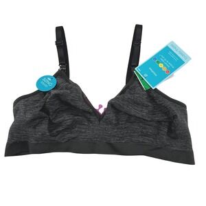 Barely There Wirefree Bra Women Large Gravel Grey Seamless Smart Sizes Comfort